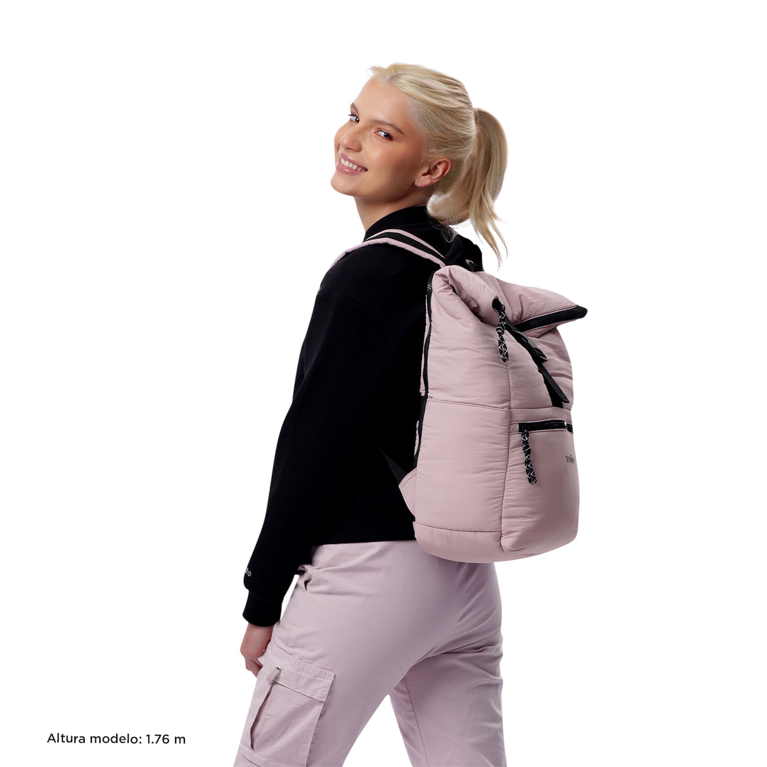 Morral Universitario Escandinavia Porta PC 14" Rosado Mujer