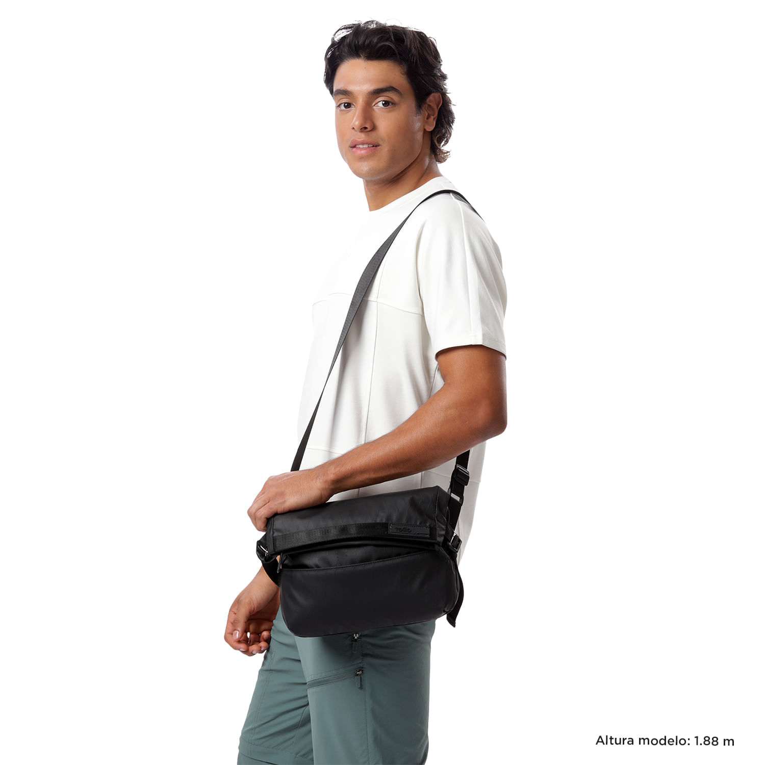 Bolso Crossbody Hombre Deploy Negro