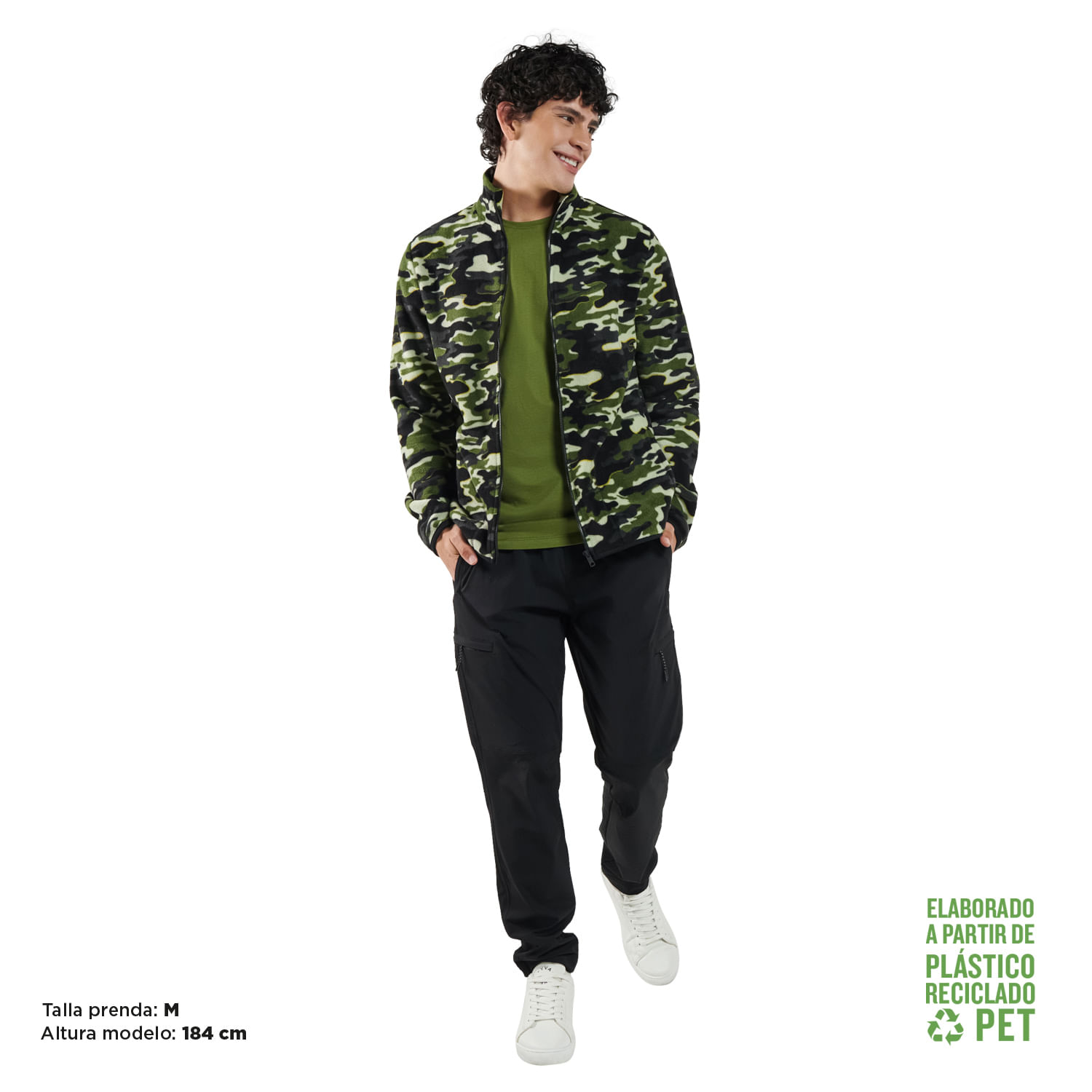 Buzo Verde Flizo Hombre
