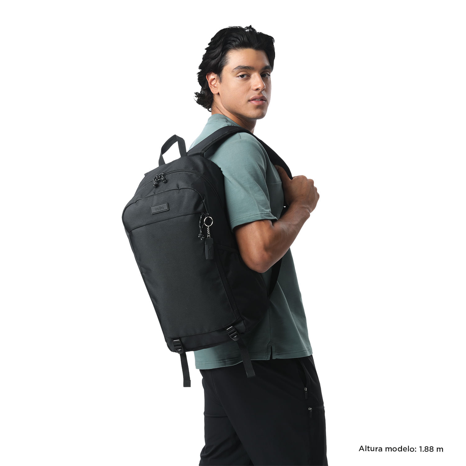 Morral Universitario Rambo Porta PC 15" Negro Unisex