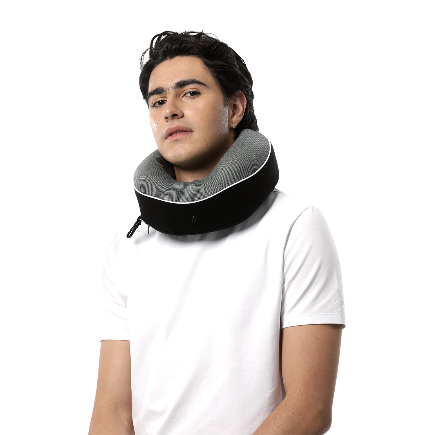 Almohada para cuello Memory Foam Plane Negra
