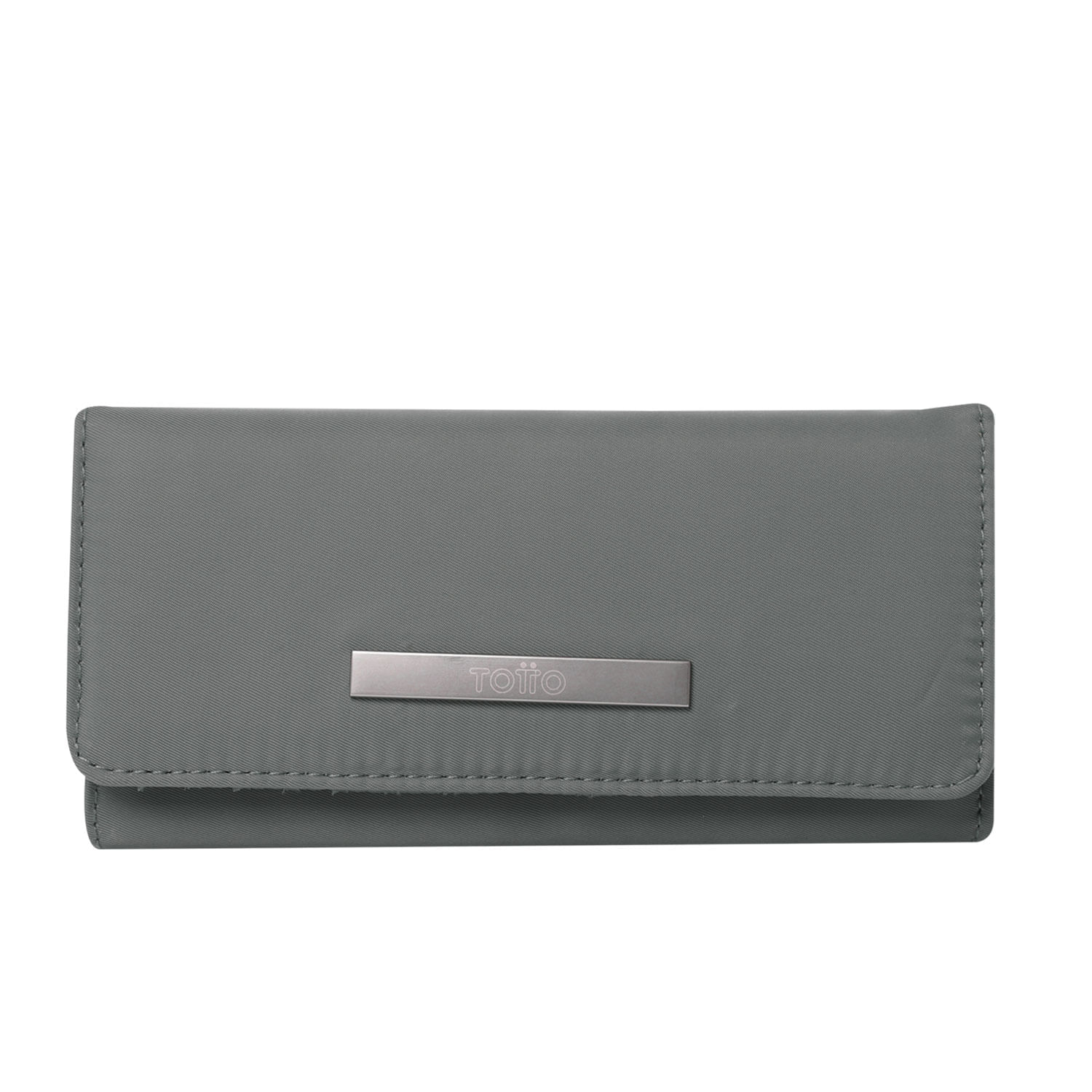 Billetera Adelaide 2 con RFID Blocker Gris Mujer