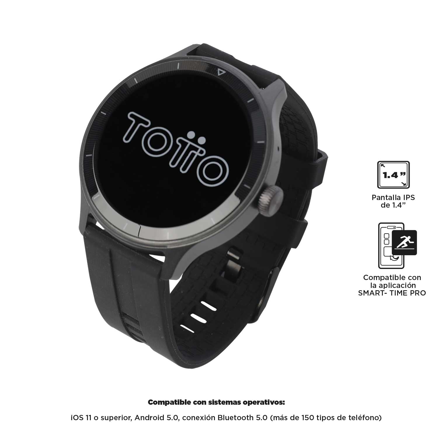Smartwatch R21 color Negro Unisex
