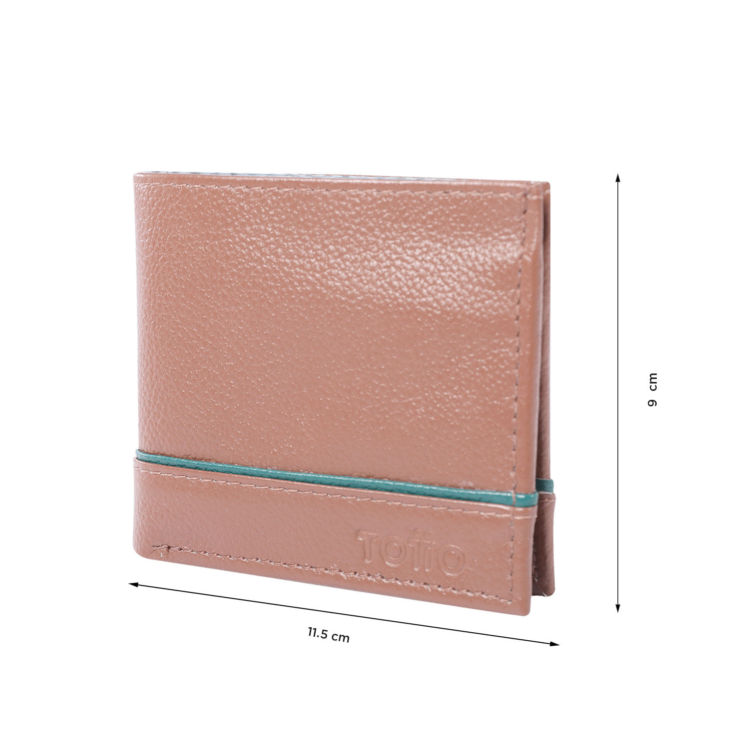 Billetera En Cuero Leder Con RFID Blocker Café Hombre