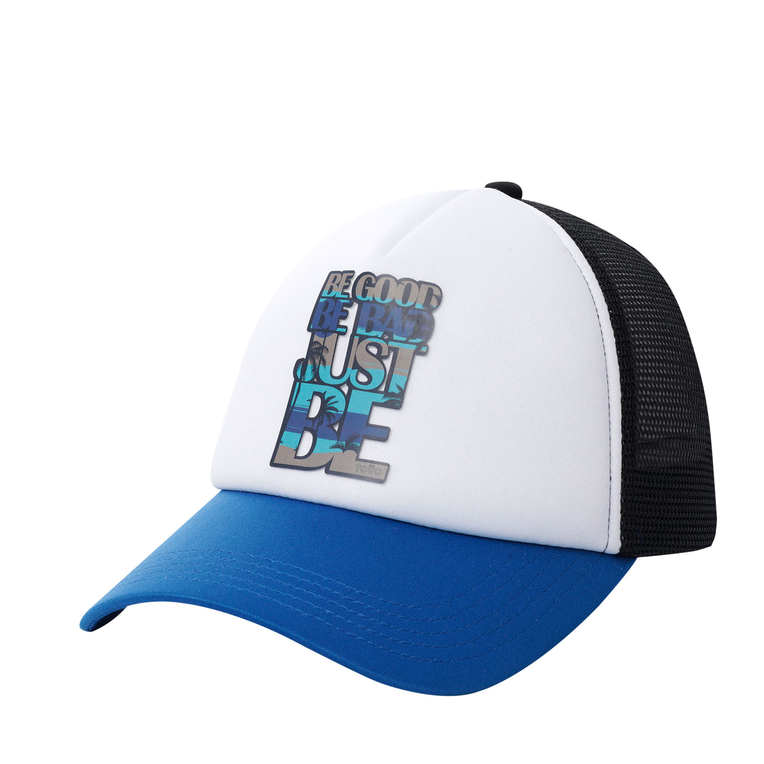 Gorra Camionera para Hombre Atlasy color Blanca/Azul