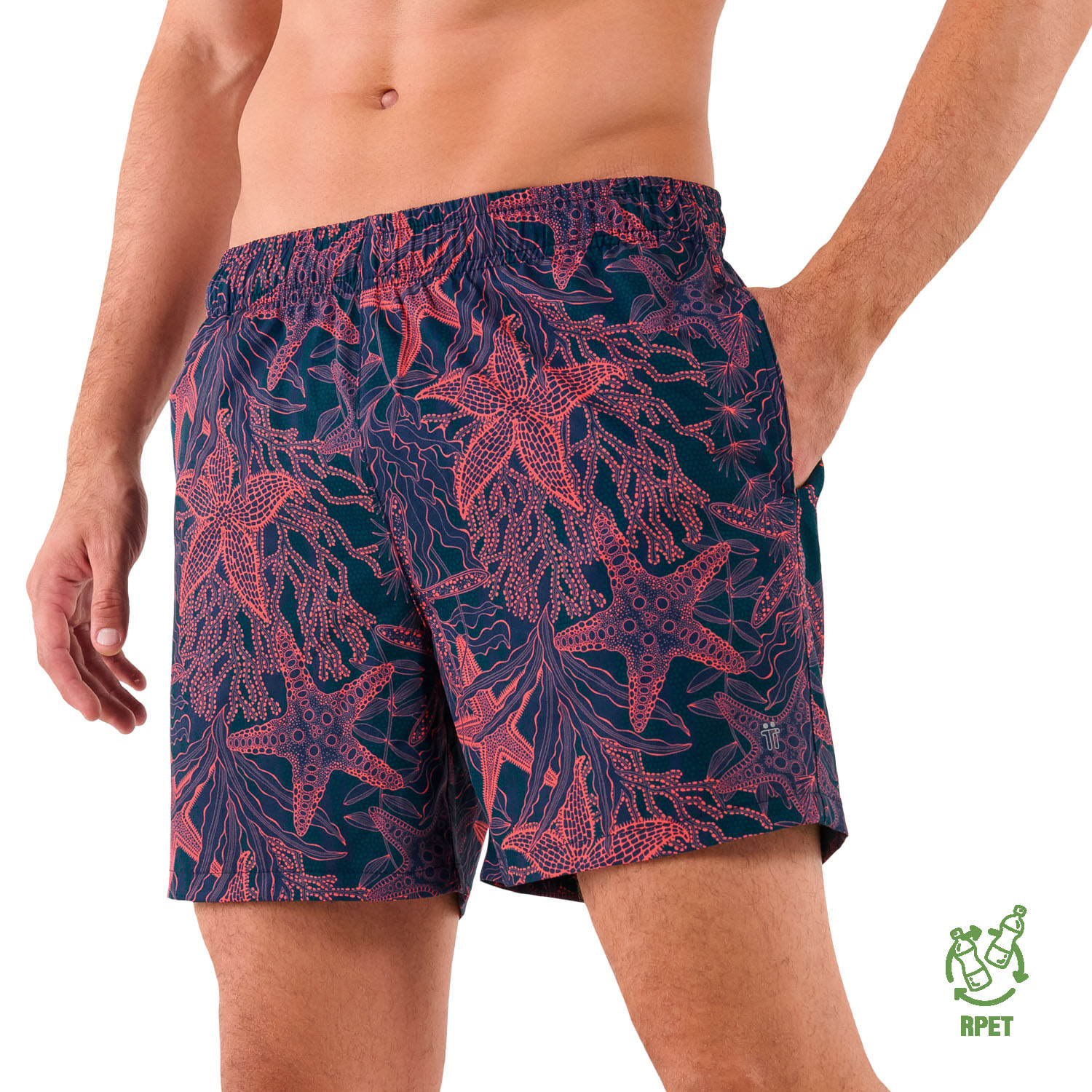 Pantalón Estampada Abriko Hombre Rosada