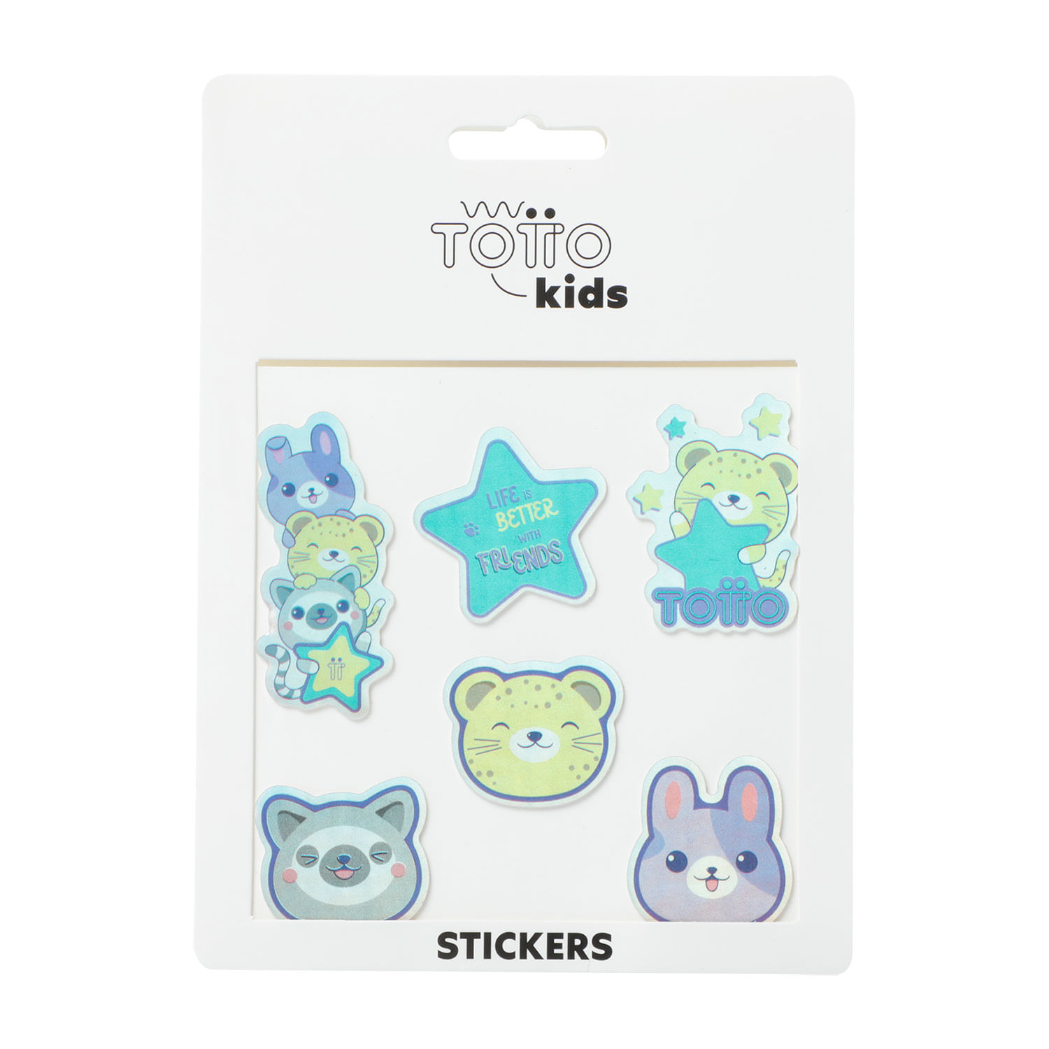 Calcomania Sticker Friends para Niña Morado