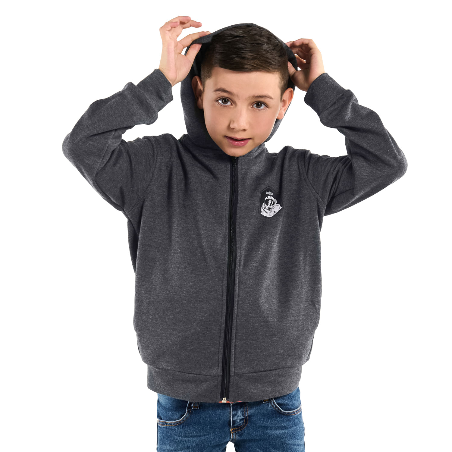 Buzo para Niño Li Ab Pequi color Gris