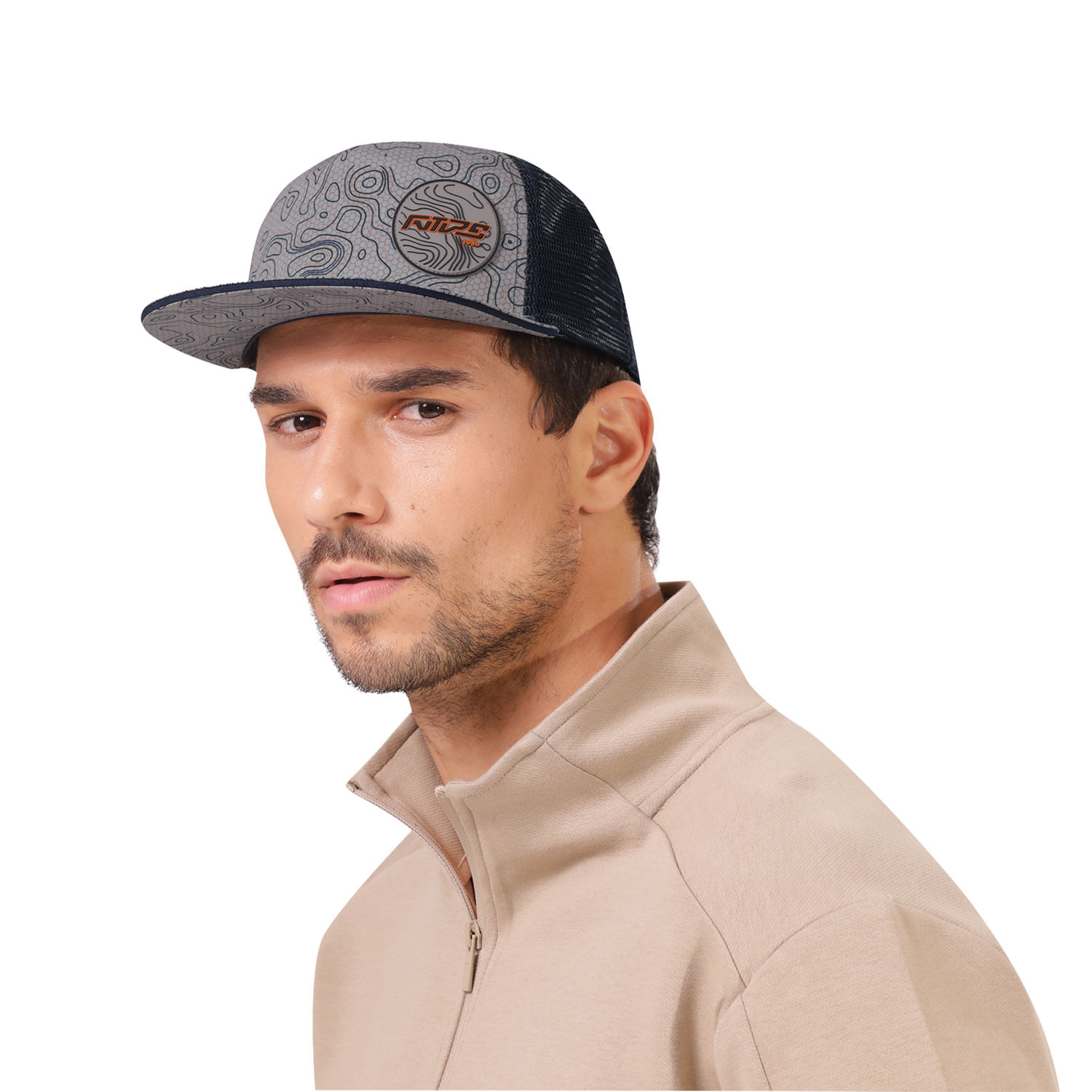 Gorra Plana para Hombre Almeria Gris