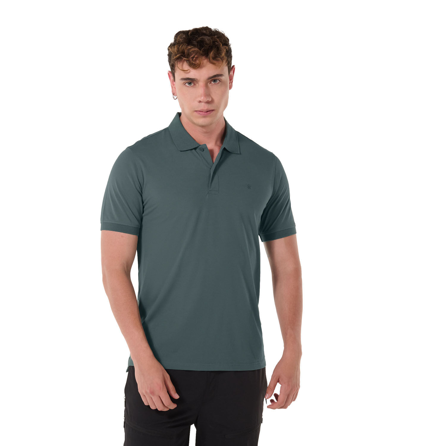 Camisa Tipo Polo Mason Xxl Hombre Verde