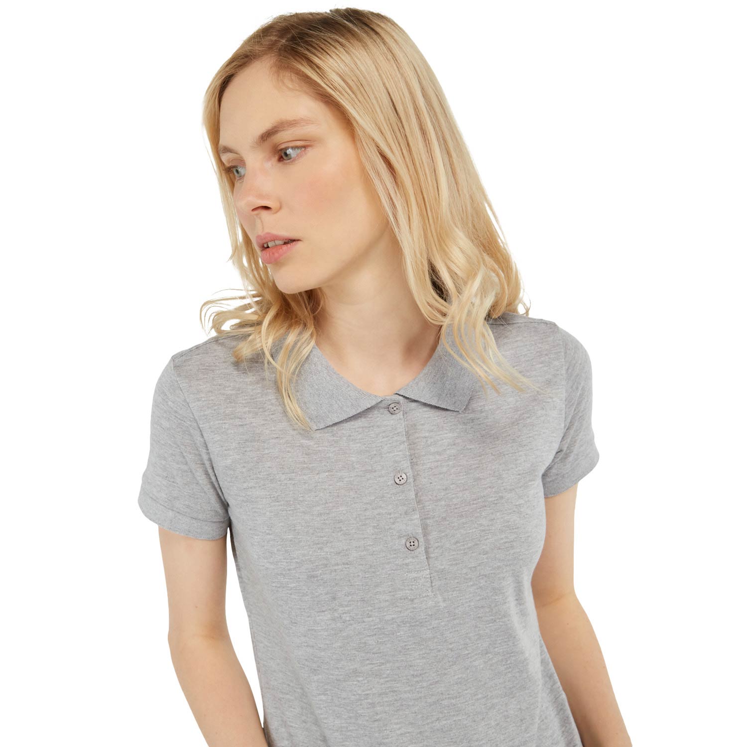 Camiseta Polo Gris Mujer Chechi