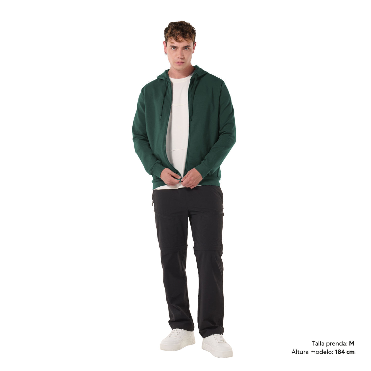 Buzo Tipo Hoodie para Hombre Spring Xxl Verde