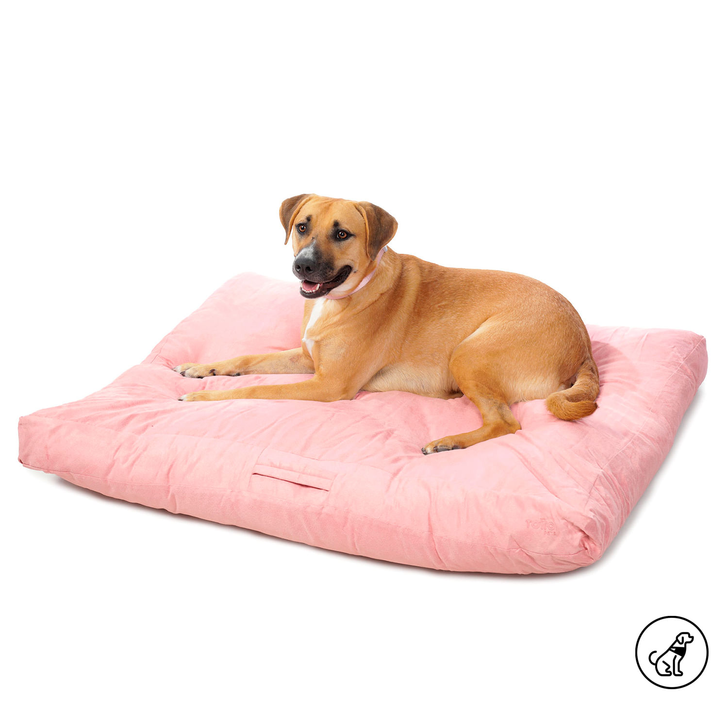 Cama para Perro Zeus L Rosada