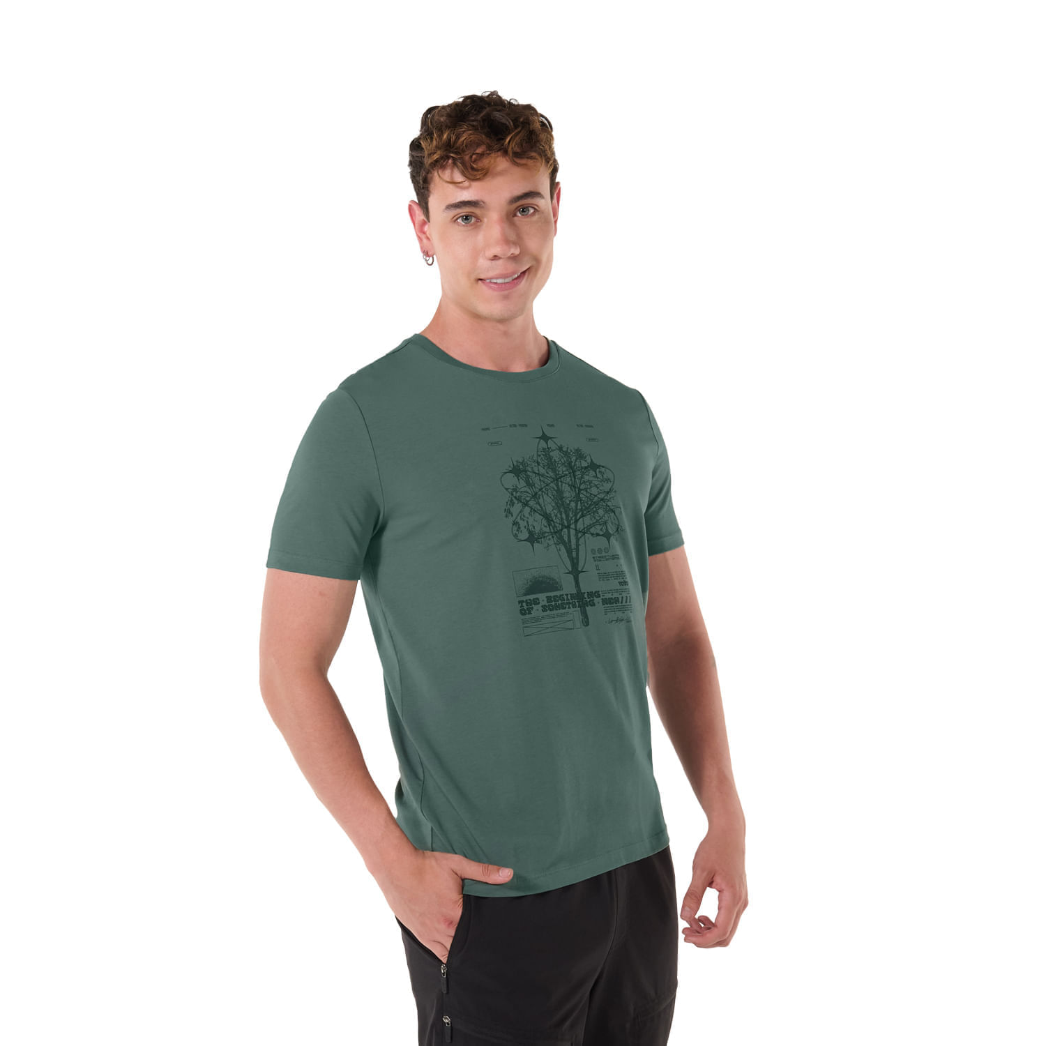 Camiseta para Hombre Primen Xxl Verde