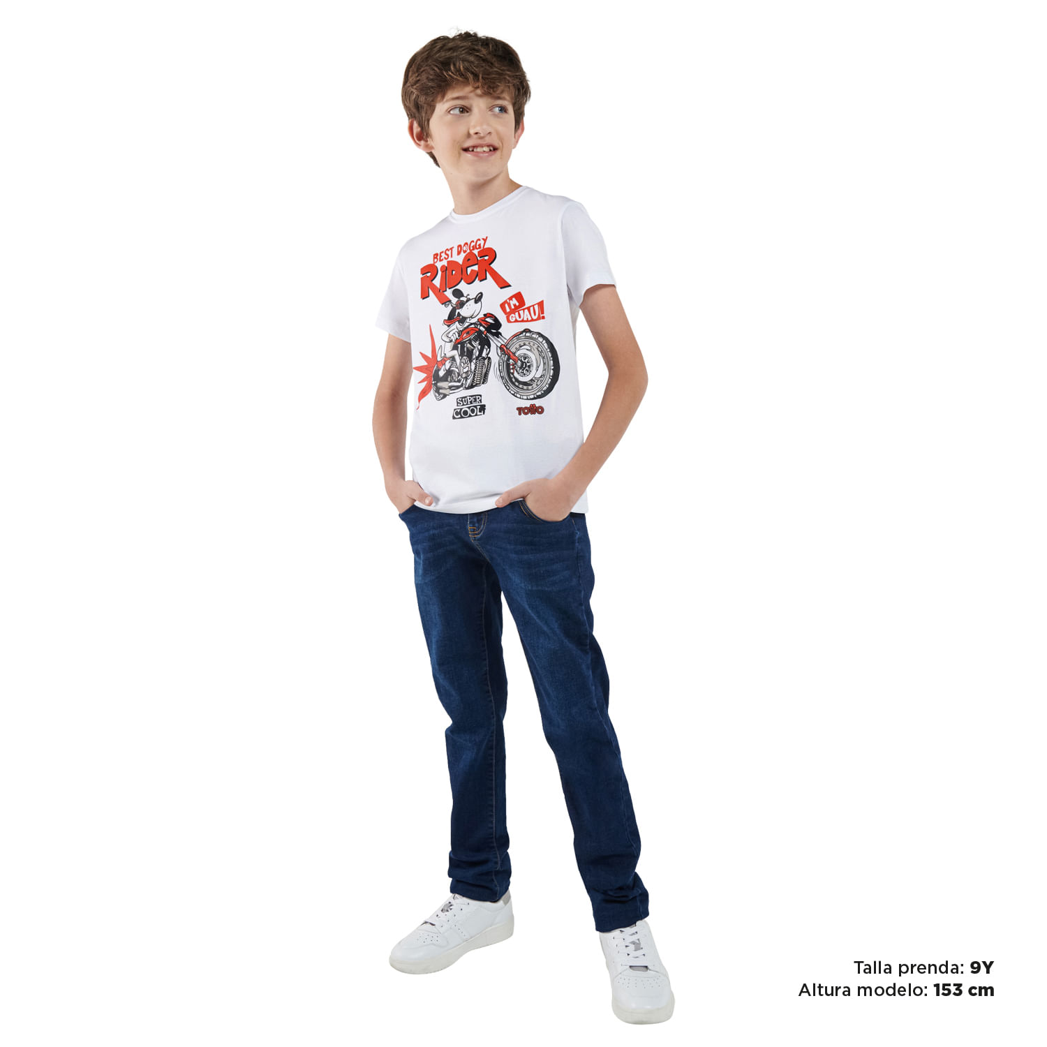 Camiseta para Niño Proyecty 2 Blanca