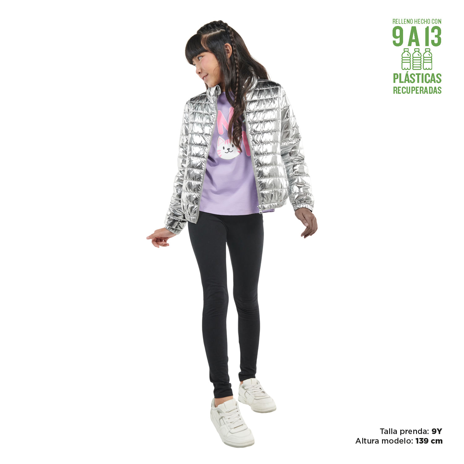 Chaqueta para niña Elita Fashion gris