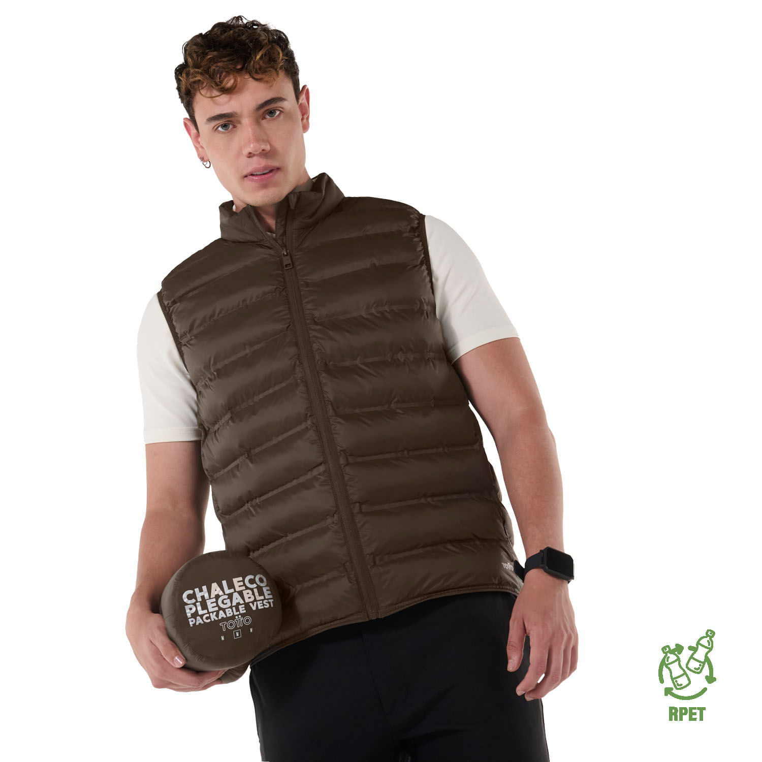 Chaleco Acolchado para Hombre Ultravest 2.0 Xxl Café