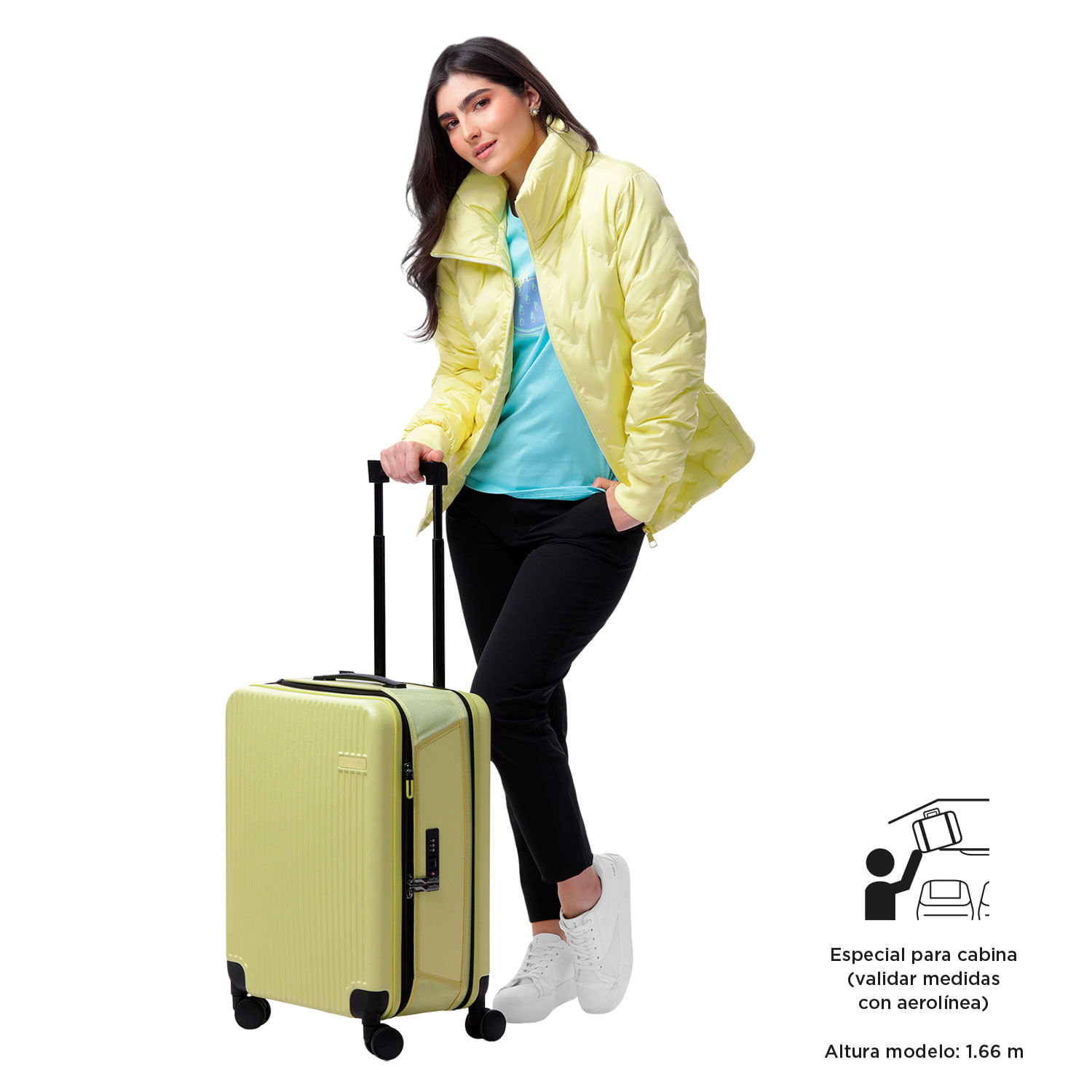 Maleta de Mano 360 Minimize de 10 kilos Amarilla