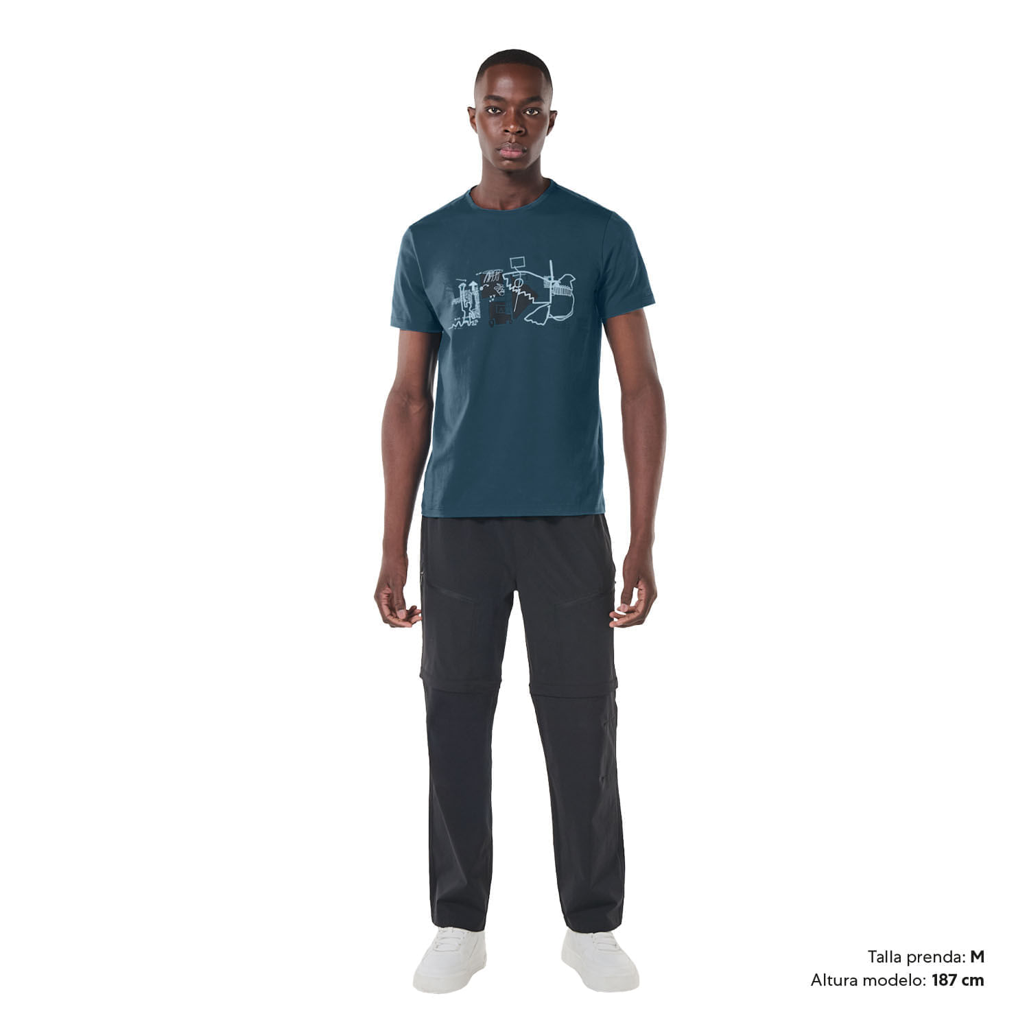 Camiseta para Hombre Atena Xxl Azul
