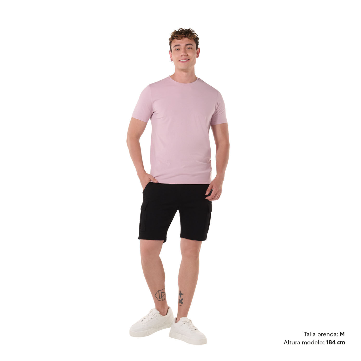 Bermuda casual Madeira Hombre Xxl Negra