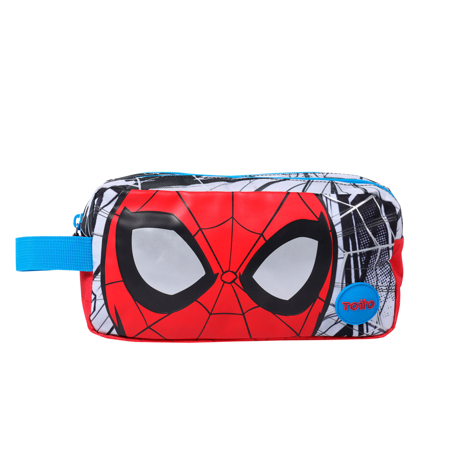 Cartuchera para Niño Spiderman City Blanco