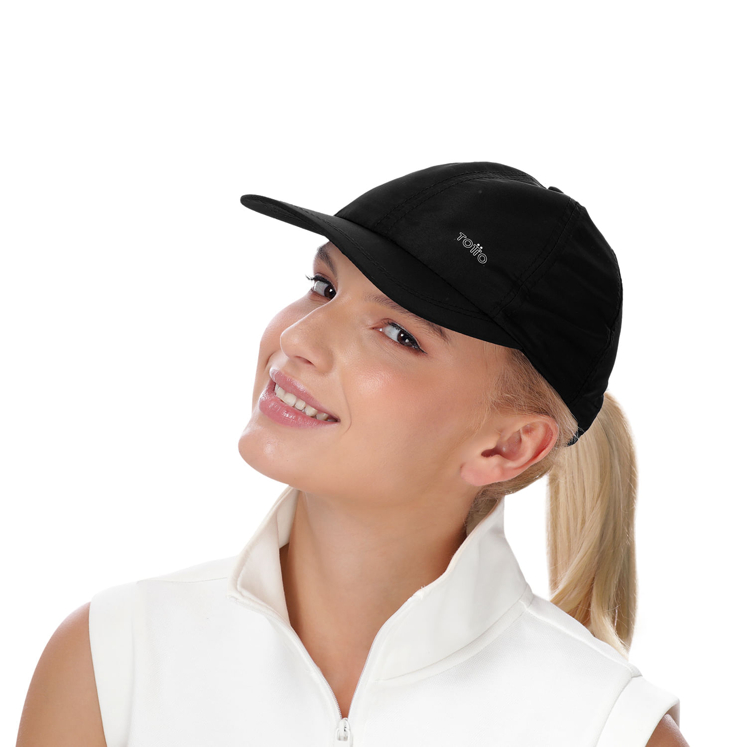 Gorra Beisbolera para Mujer Nai color Negra