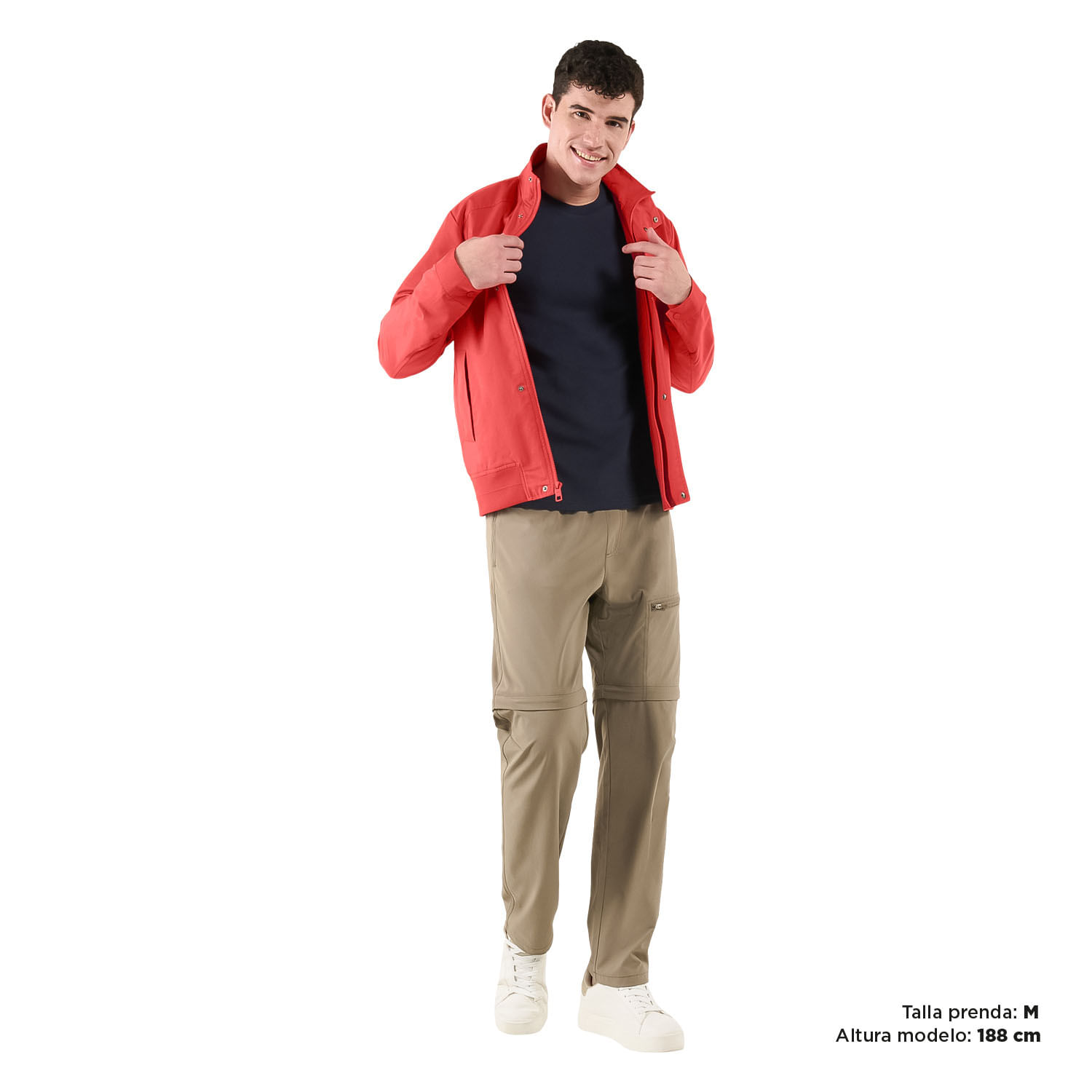 Chaqueta para Hombre Oxford Roja