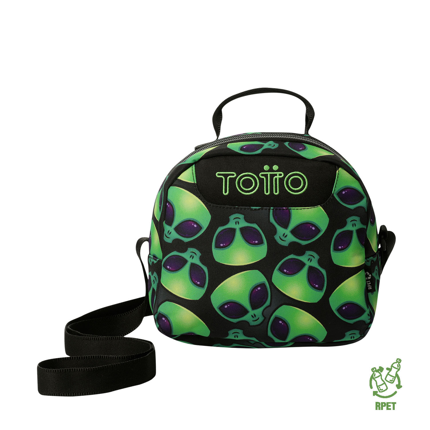 Lonchera Térmica Borrador Verde con Recipiente Plástico