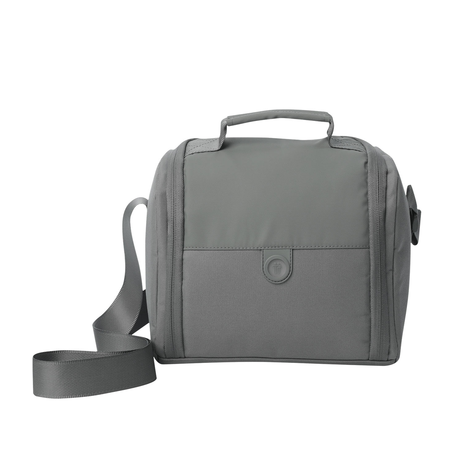 Lonchera Térmica Tacoa Gris con Recipiente Plástico