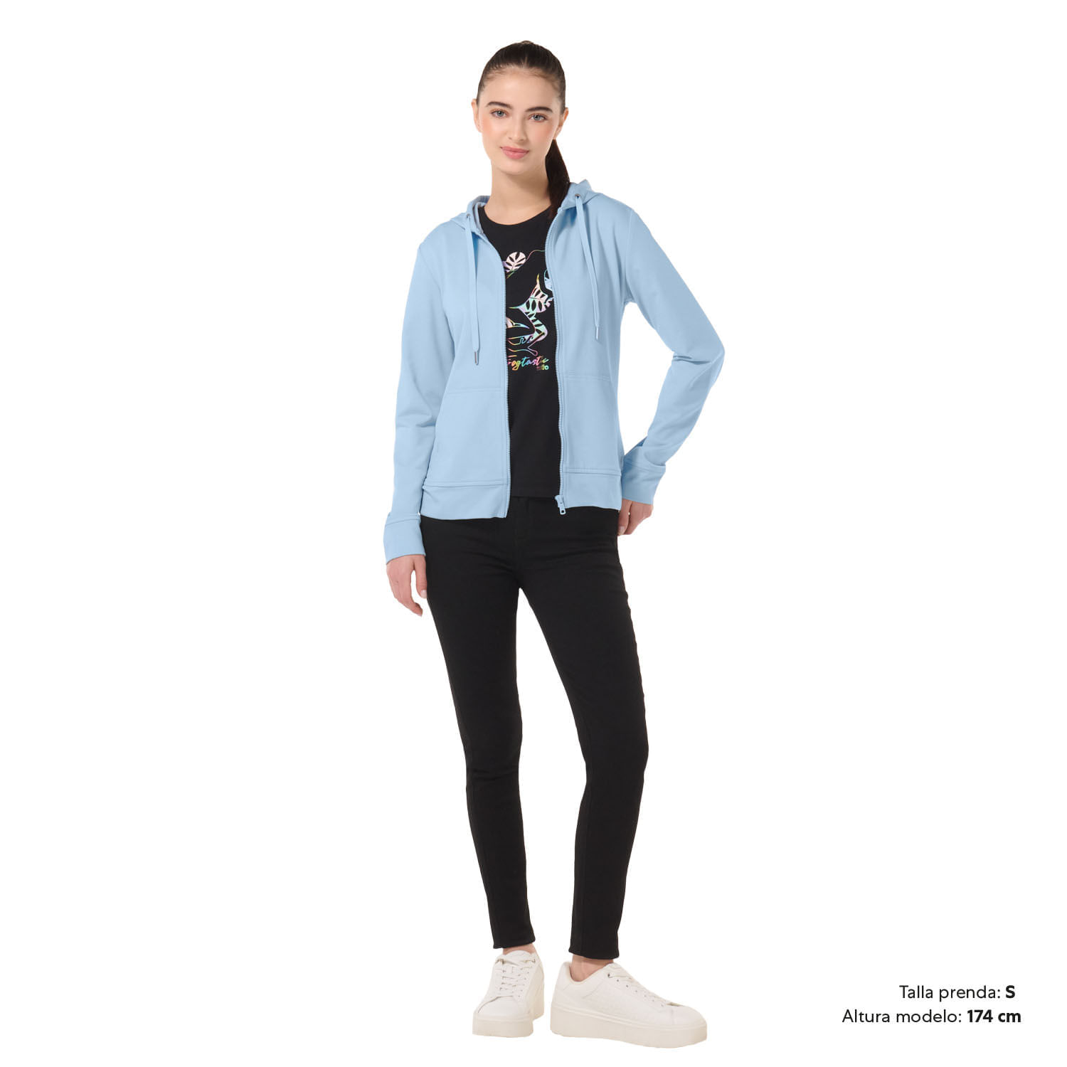 Buzo Tipo Hoodie para Mujer Tawy Xl Azul