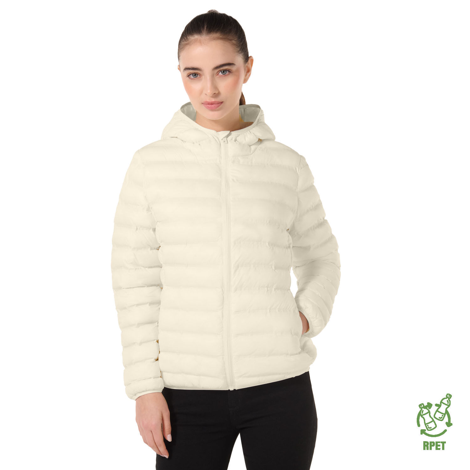 Chaqueta para Mujer Acolchada Colorfull Pro Xl Blanca