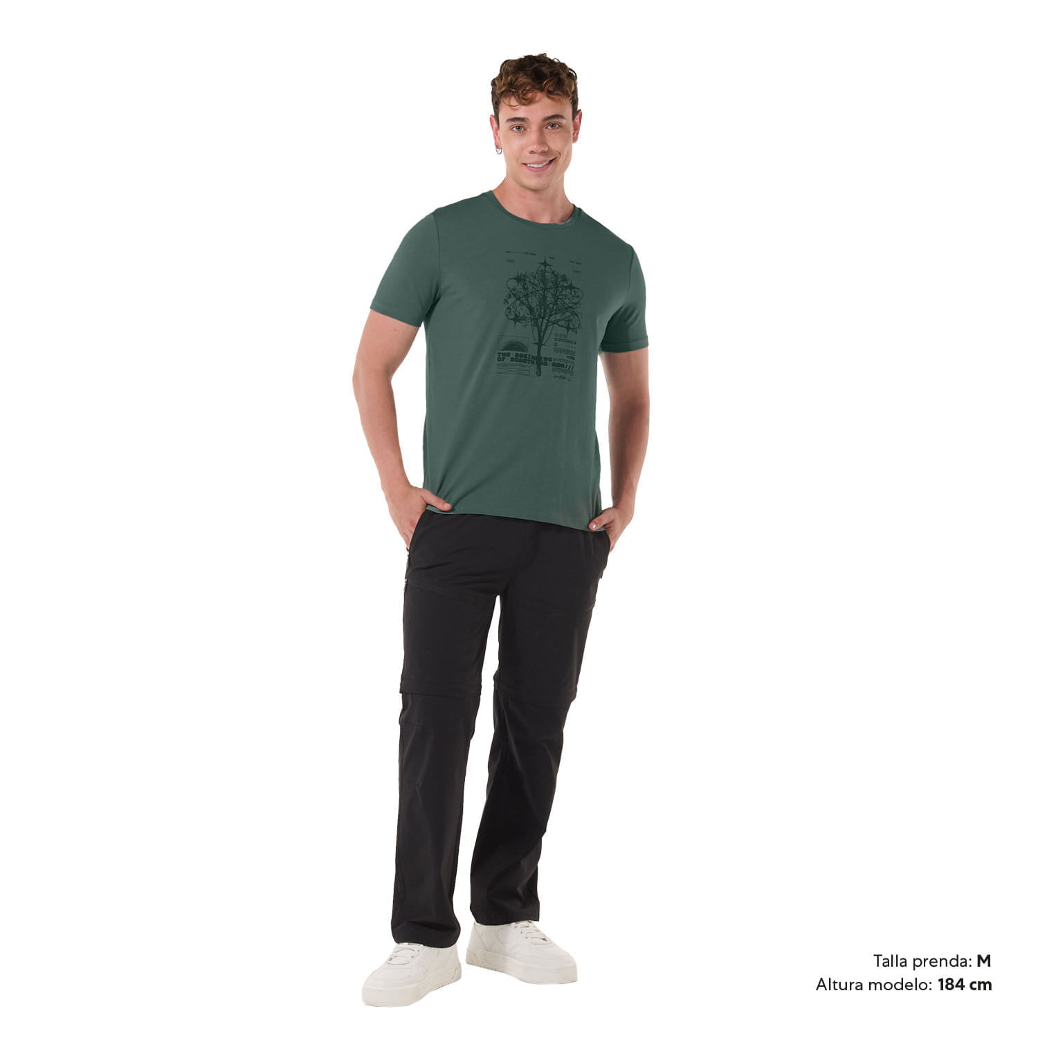Camiseta para Hombre Primen Xxl Verde