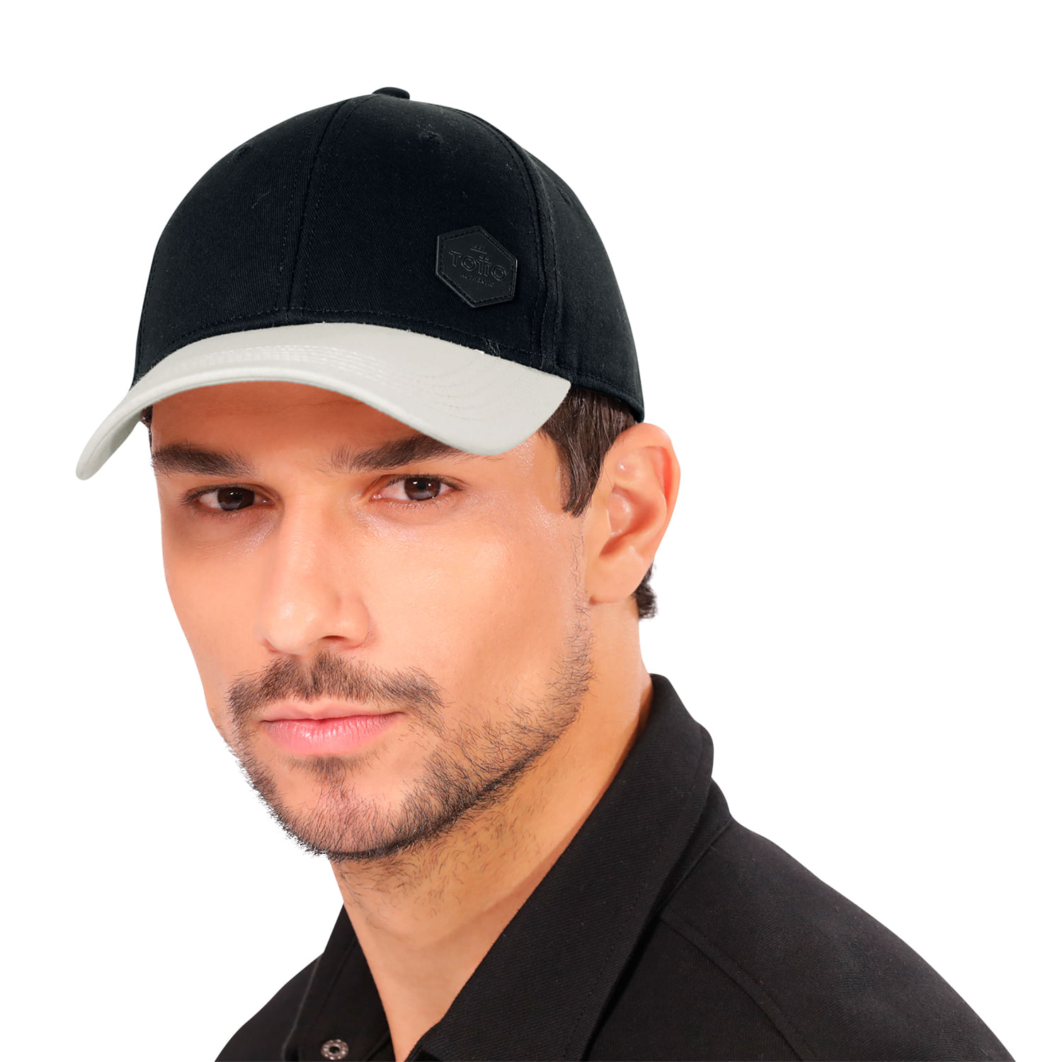 Gorra Beisbolera para Hombre Melky Negra/Gris