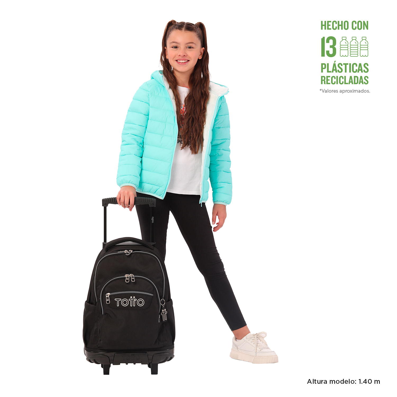 Morral Unisex Porta PC 15.4" Renglon Negro
