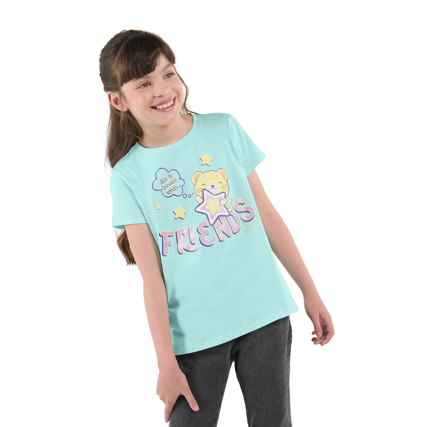 Camiseta para Niña Tasky color Azul