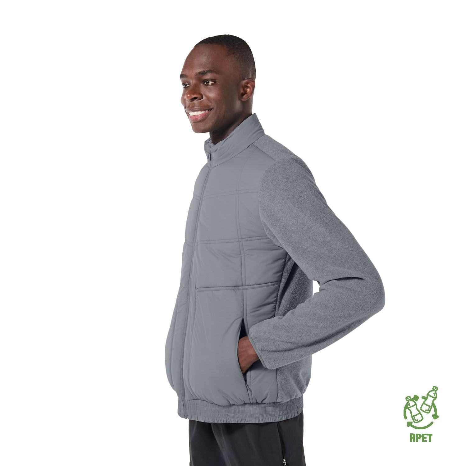 Chaqueta para Hombre Acolchada Jetty Xxl Gris