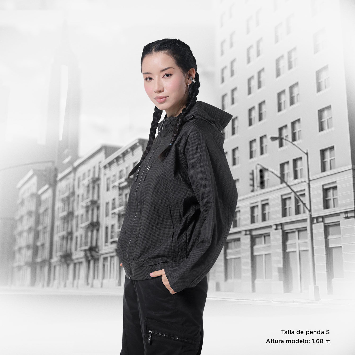 Chaqueta Unisex Streetwear Rompevientos Lightwear