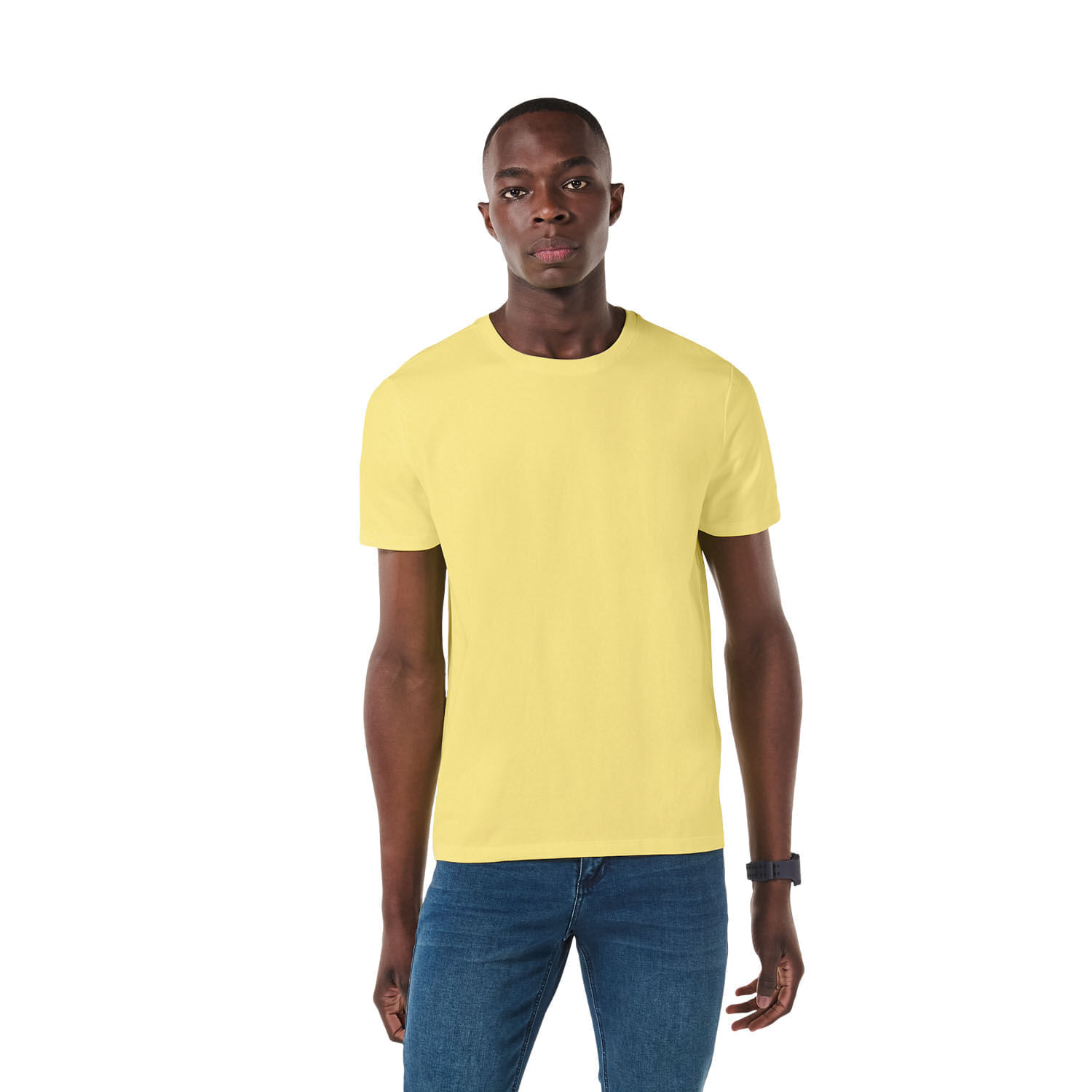 Camiseta Cuello Redondo para Hombre Manne Amarilla Xxl