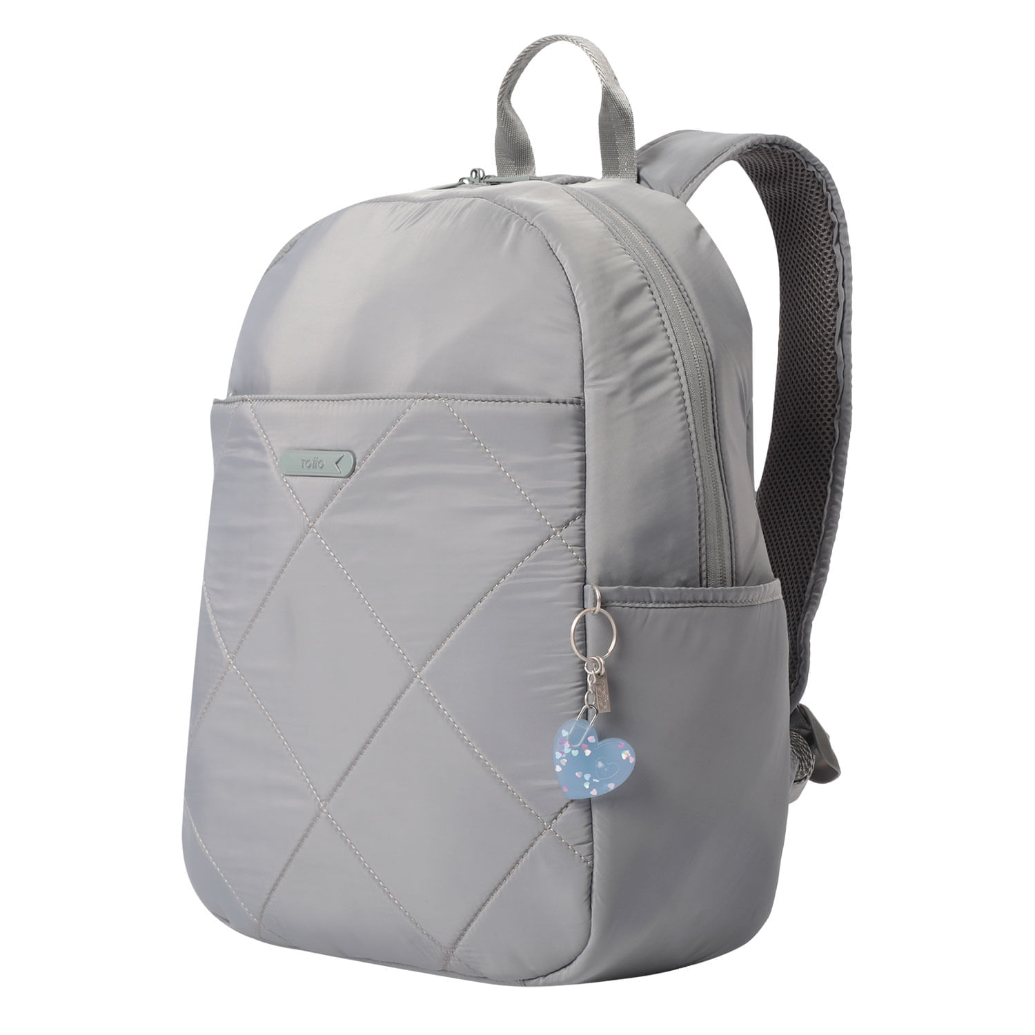Llavero de Goma Abc color Blanco