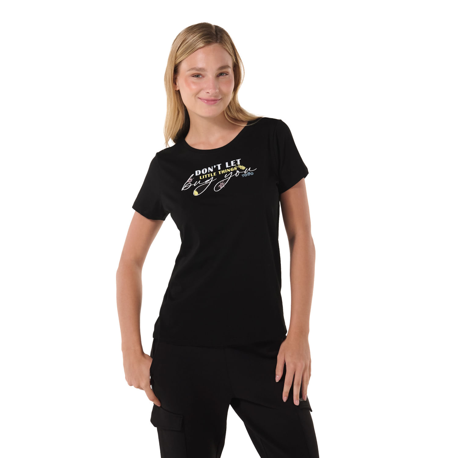 Camiseta para Mujer Dusti Xl Negra