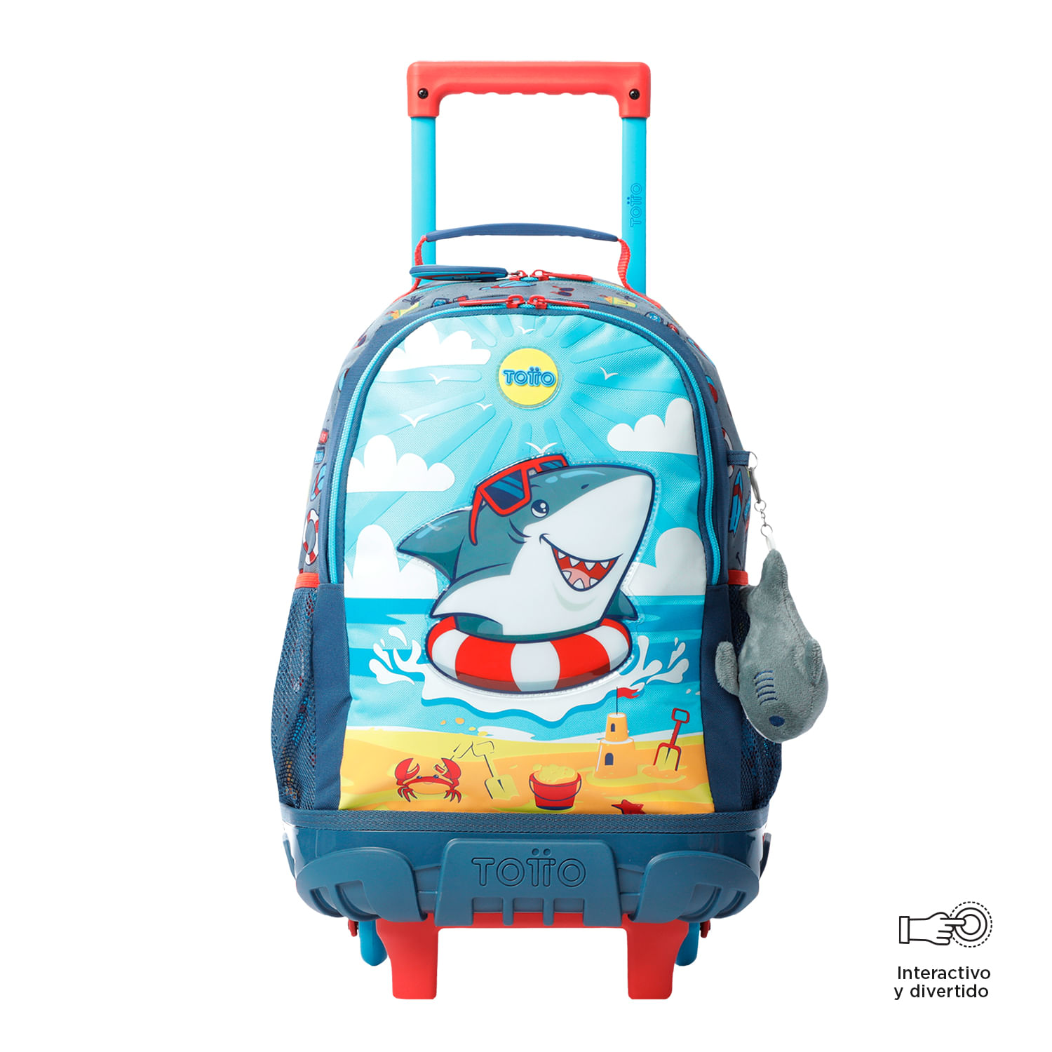 Morral ruedas Niño Rue Bomper Little Surfer Mediano Gris