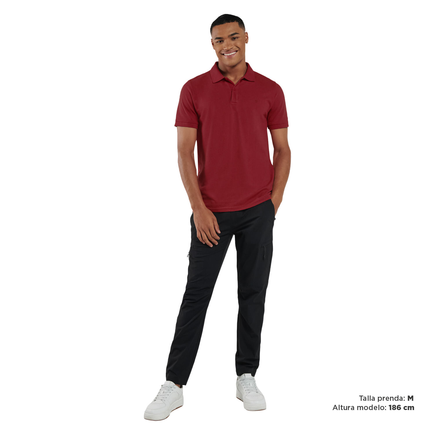 Camiseta Polo Rojo Hombre Spencer