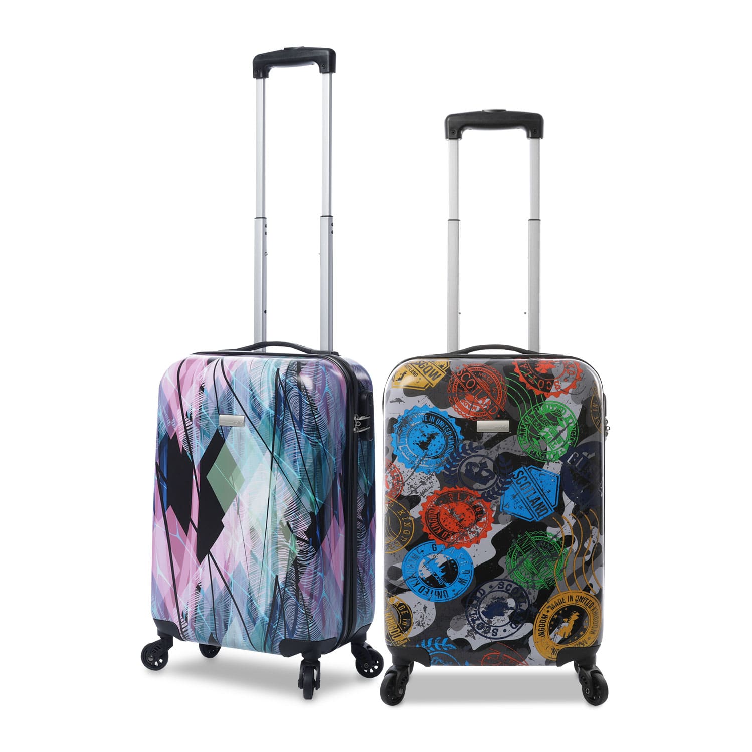 Combo maletas de cabina X 2 Stampy 2.0 Estampadas
