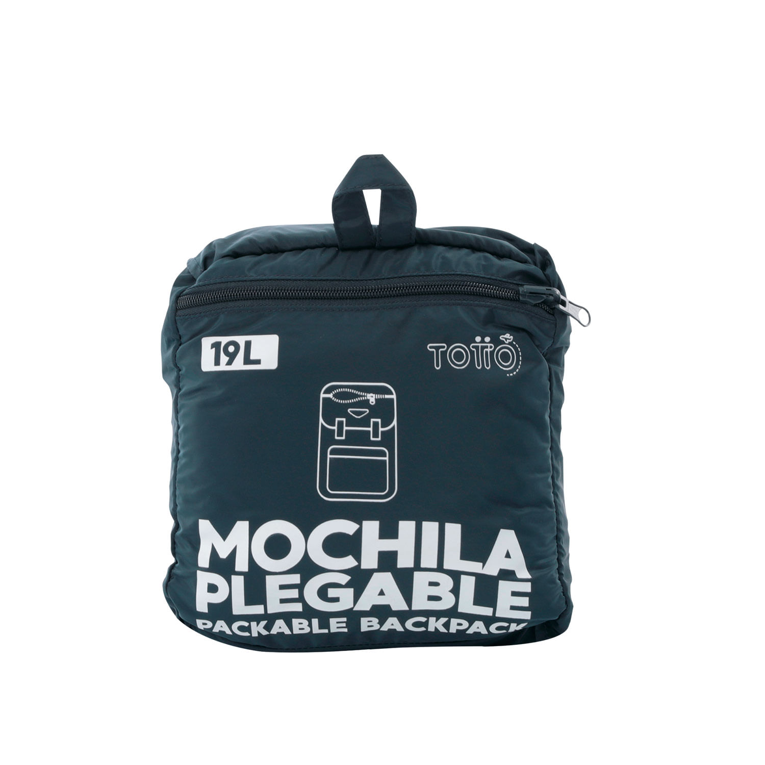 Morral Plegable Collapse Porta PC Azul