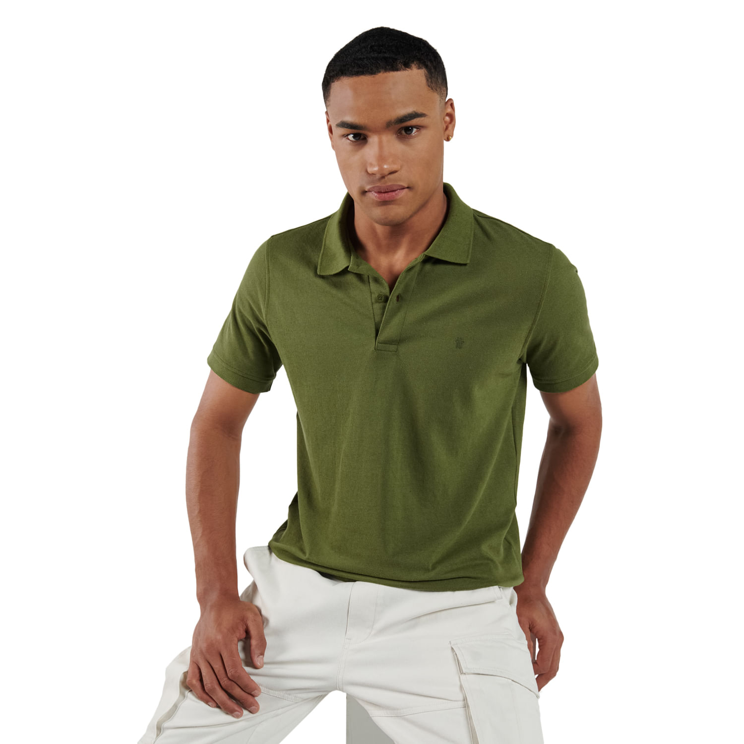 Camiseta Polo Verde Hombre Spencer