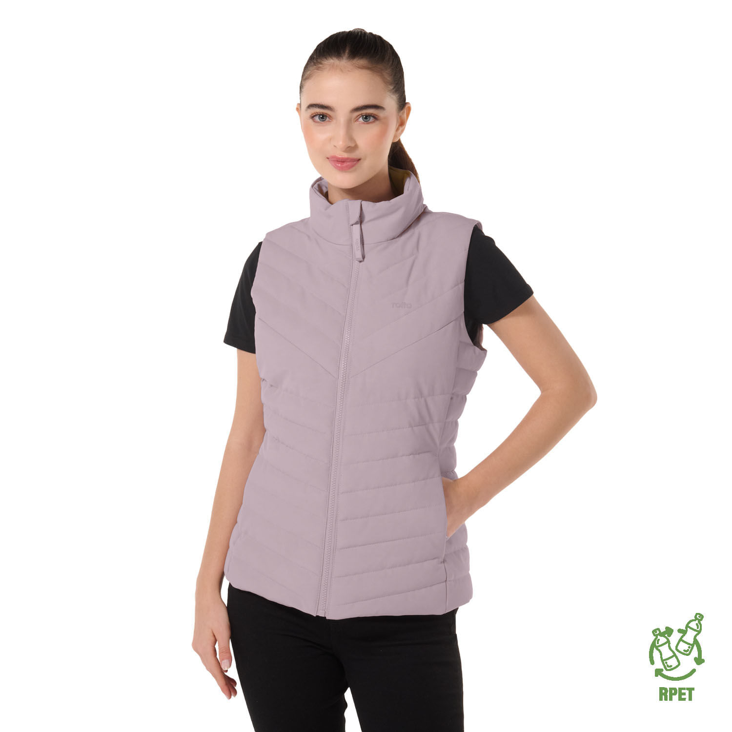 Chaleco Acolchado Caleana Mujer Xl Rosado