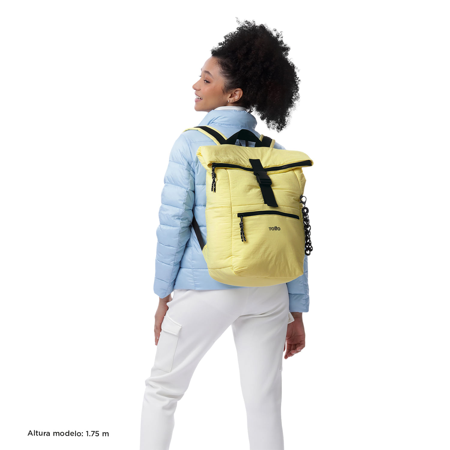 Morral Universitario Escandinavia Porta PC 14" Amarillo Mujer