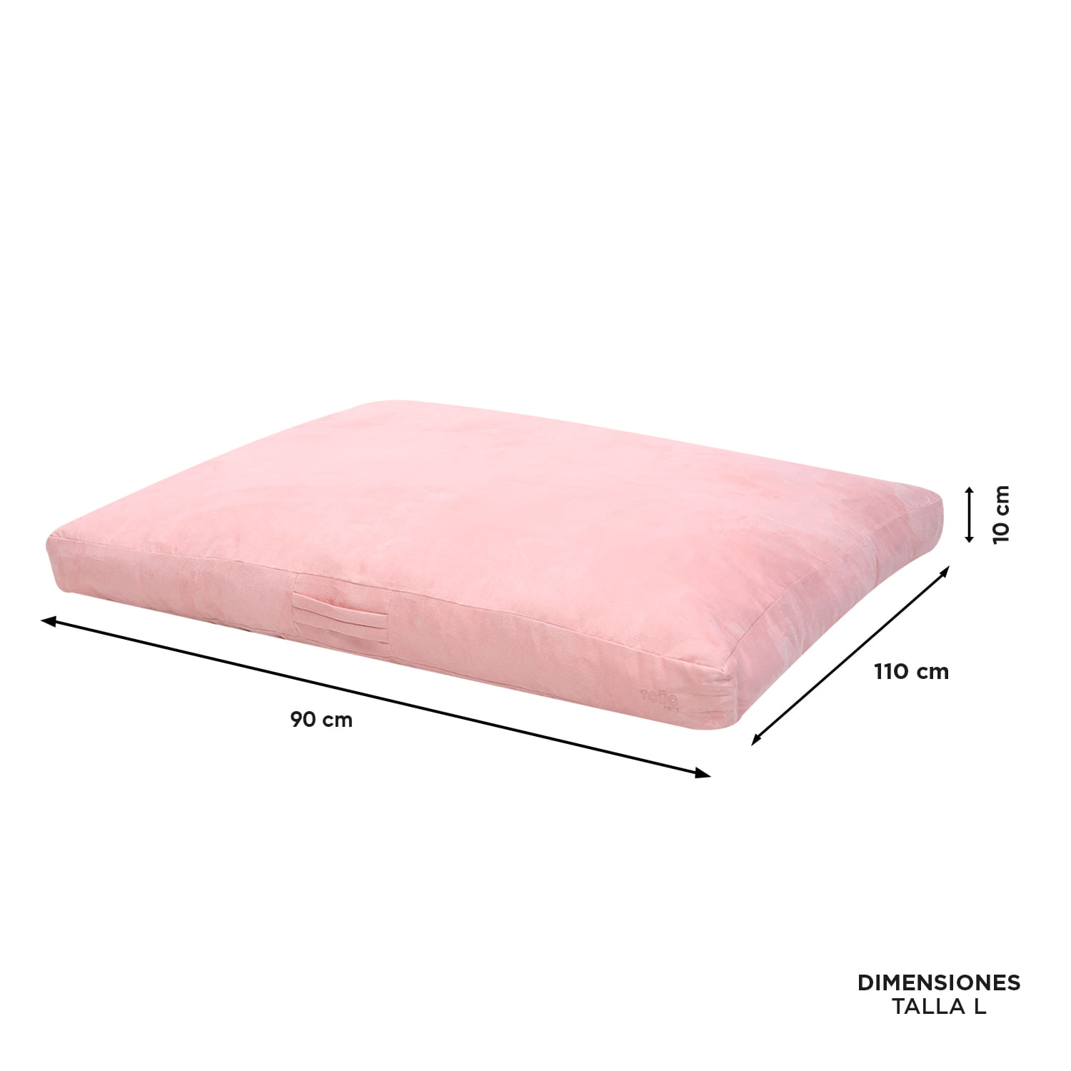 Cama para Perro Zeus L Rosada