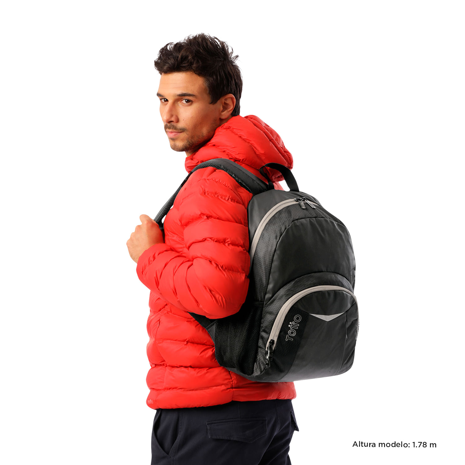 Morral Universitario Teck 2.0 Porta PC 13" Negro Hombre