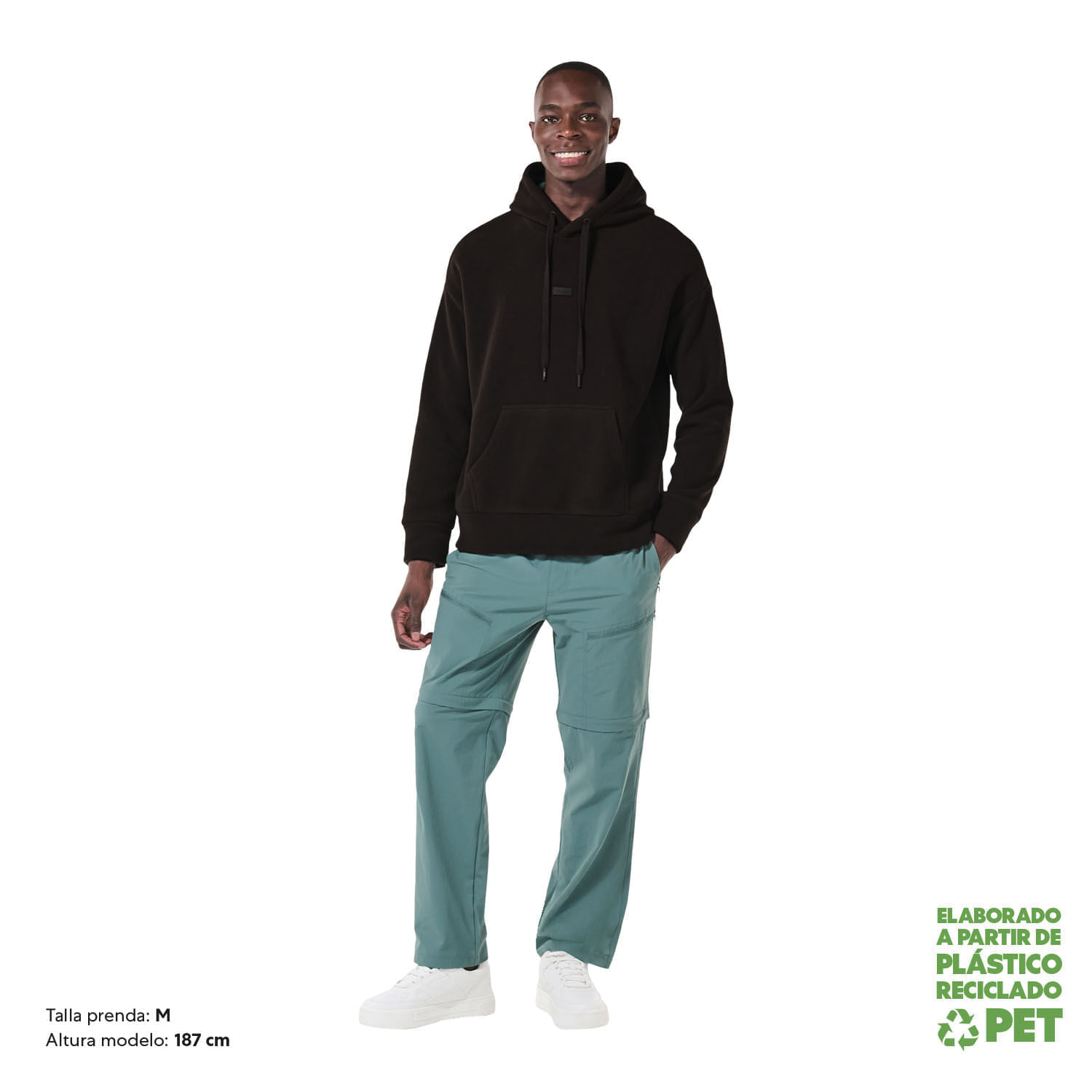 Buzo Tipo Hoodie para Hombre Overo Xxl Café